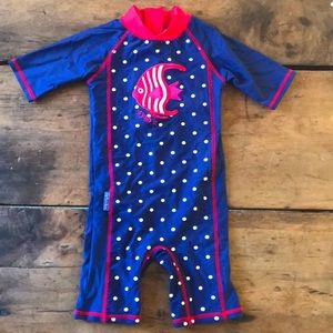 JoJo Maman Bebe Sun Protection Swimsuit 1-2 Years